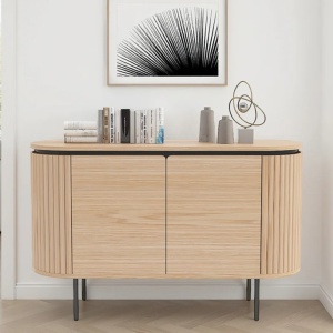 Comoda cu furnir de stejar ATELIER 120cm - Img 4