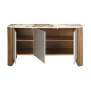 Comoda deosebita design LUX Walnut-Marble - Img 4
