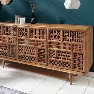 Comoda design Boho Chic Marrakesch 160cm Mango - Img 3