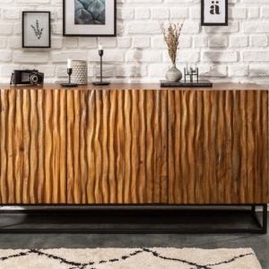 Comoda design industrial vintage Amazonas 160cm Mango - Img 2