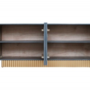 Comoda design natural industrial Piazza San Marco 177cm - Img 5