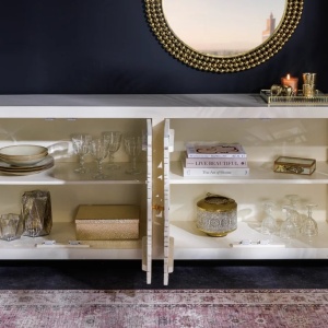 Comoda design oriental MARRAKECH 170cm, alb - Img 7