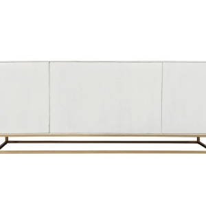 Comoda din lemn de mango Scorpion 180cm, alb - Img 6