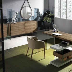 Comoda eleganta design deosebit Aurore AC-MI1319A-NOGAL - Img 3