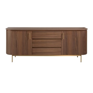 Comoda moderna design LUX Wood and Gold - Img 4