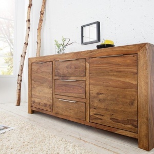 Comoda robusta din lemn de trandafir Lagos 140cm - Img 2