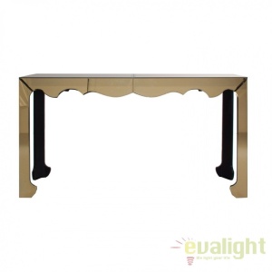 Consola art deco design lux placata cu sticla, Chaussy 23323 VH - Img 2
