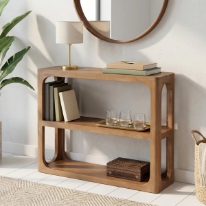 Consola din lemn de mango ELEMENTS 90cm