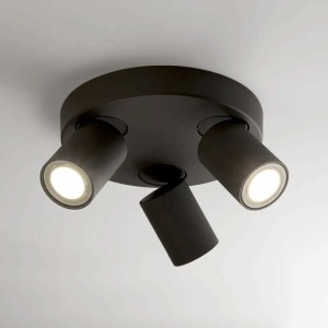 Corp aplicat cu 3 spoturi directionabile Moon 3 Bar, negru - Img 1