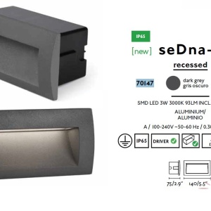 Corp de iluminat exterior incastrabil LED IP65 SEDNA-2 70147 56660 universul-luminii.ro