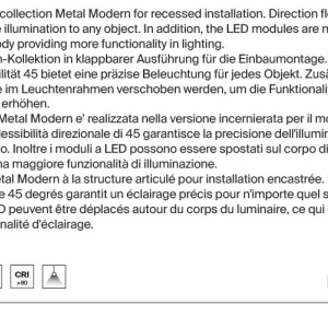 Corp incastrabil cu 2 spoturi LED directionabile Metal Modern negru 231300 universul-luminii.ro