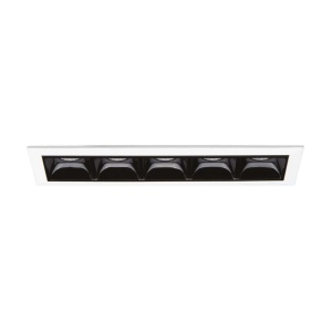 Corp incastrabil cu 5 spoturi LED LIKA FI TRIM 12W 4000K
