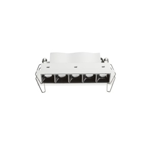 Corp incastrabil tavan fals cu 5 spoturi LED SWAN alb/ negru NVL-9232126 83670 universul-luminii.ro