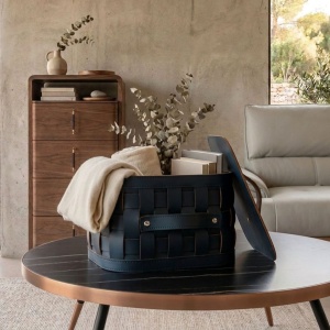 Cos decorativ pentru depozitare Dark Blue
