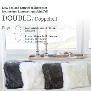 Covor din blana de oaie LW Noua Zeelanda, LW Double Premium - Img 2