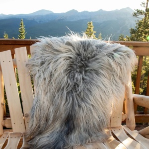 Covor din blana Icelandic Long Wool 110cm - Img 2