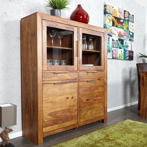 Dulap sufragerie din lemn de trandafir Lagos 120cm A-22685 VC - Img 3