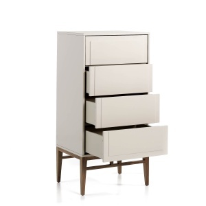 Dulapior elegant cu 4 sertare, design modern Platin AC-CP1709-A - Img 5