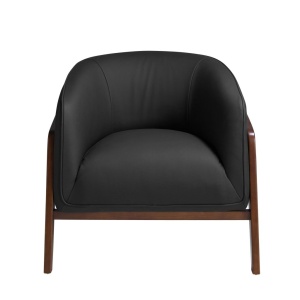 Fotoliu cu design modern piele naturala Black - Img 2