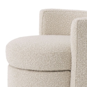 Fotoliu design LUX Arcadia, boucle crem 115224 HZ - Img 4