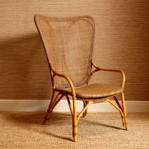Fotoliu din ratan design LUX, Colony natur honey - Img 2