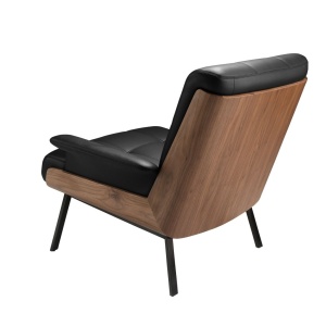 Fotoliu elegant design italian Black-Walnut - Img 3