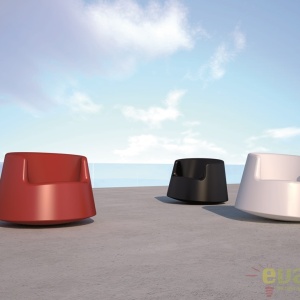 Fotoliu lounge design modern, exterior, interior, ROULETTE 61002 Vondom - Img 3