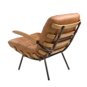 Fotoliu LUX design italian Cowhide brown - Img 4