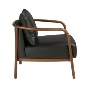 Fotoliu LUX design italian, Piele Naturala, Black - Img 2