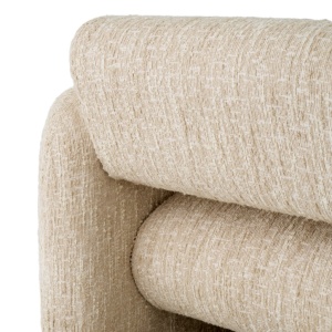 Fotoliu modern LUX Vesper, Boucle sonata cream - Img 8