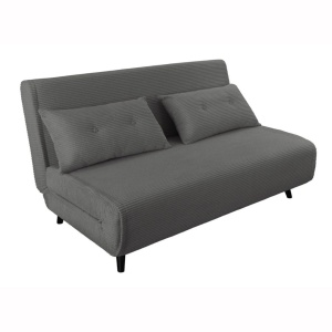 Fotoliu Pat SMART MULTIFUNCTION 140cm catifea raiata gri