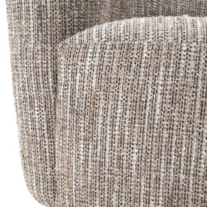 Fotoliu pivotant design elegant LUX Colin left, bej mademoiselle 115432 HZ - Img 6