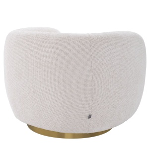 Fotoliu pivotant design elegant Roxy, lyssa off-white 115348 HZ - Img 3