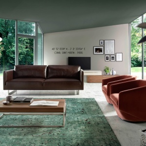 Fotoliu pivotant design modern Melvin AC 5041-KF-A1032 - Img 7