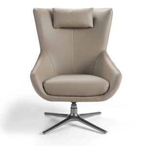 Fotoliu pivotant design modern Melvin AC 5044-A1001-PIEL - Img 5