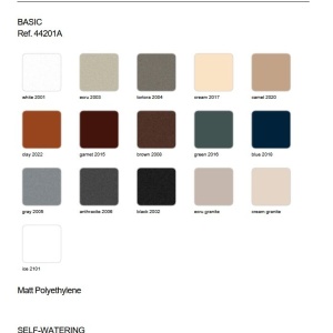 Ghiveci plante design decorativ modern exterior/interior ORIGAMI HANAMI 92x92x120cm - Img 7