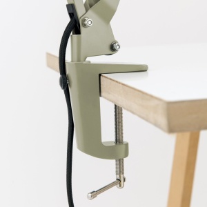 Lampa cu brat articulat si sistem de prindere masa, Gili verde deschis - Img 3
