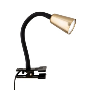 Lampa cu clema, flexibila cu spot GU10 DOTTY negru