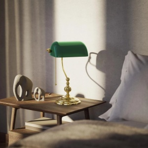 Lampa de birou din alama design clasic Banker - Img 12