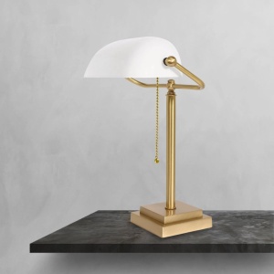 Lampa de birou din alama design clasic Banker - Img 2