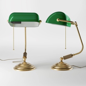 Lampa de birou din alama design clasic Banker - Img 6