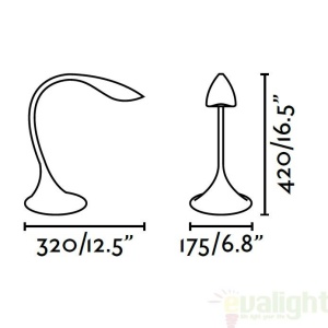 Lampa de birou moderna cu iluminat LED,Touch Dimmer system, OTTO 52065 63940 universul-luminii.ro