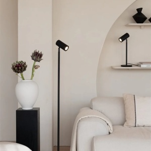 Lampa de masa Eco din Bambus Java GU10, negru 243770 universul-luminii.ro