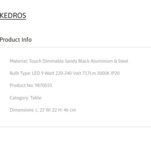 Lampa de masa LED cu spot directionabil stil minimalist KEDROS alb 152570 universul-luminii.ro