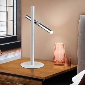 Lampa de masa LED design modern minimalist Varas alb/crom SV-373581 72990 universul-luminii.ro