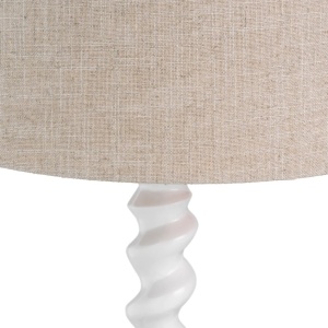 Lampa de masa LUX, Lemn, Tesatura, Alb, Massimo, 119673 HZ 246410 universul-luminii.ro