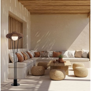 Lampa de podea boho style pentru terasa exterior IP54 SAMY