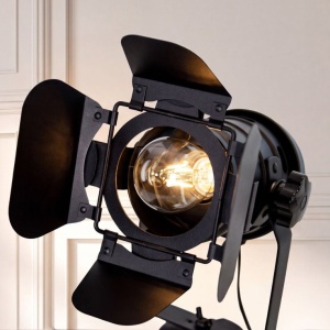 Lampa de podea cu trepied design industrial Cinema - Img 9
