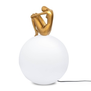 Lampa de podea decorativa cu design original Woman 35 auriu 160040 universul-luminii.ro