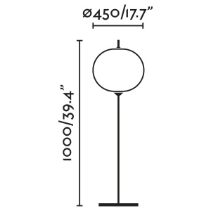 Lampa de podea iluminat exterior decorativ SAIGON 130/R45 gri/alb 217450 universul-luminii.ro